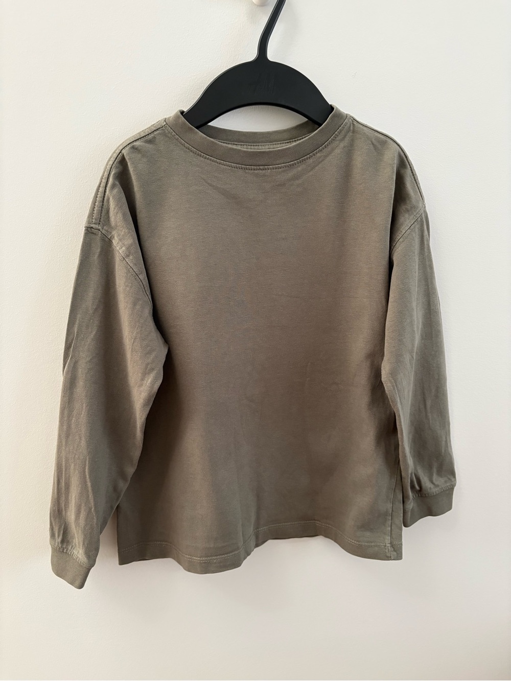 Zara Olive Green Long Sleeve Kids Tee